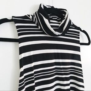 BB Dakota Tops - striped turtle neck top BB Dakota Tops - striped turtle neck top